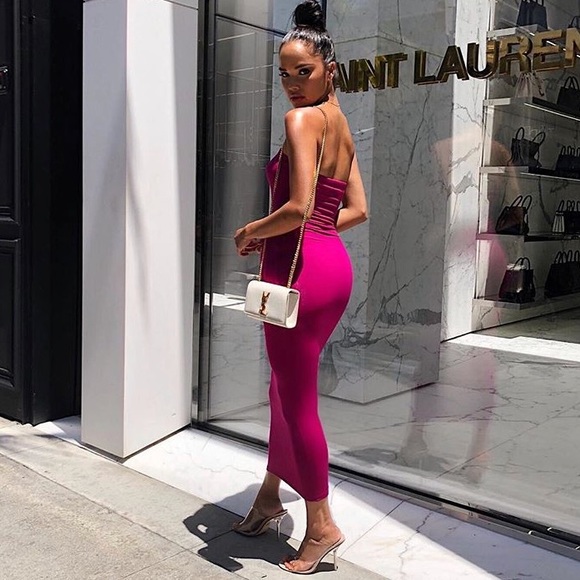 LAST ONE! Strapless midi dress - Picture 3 of 6